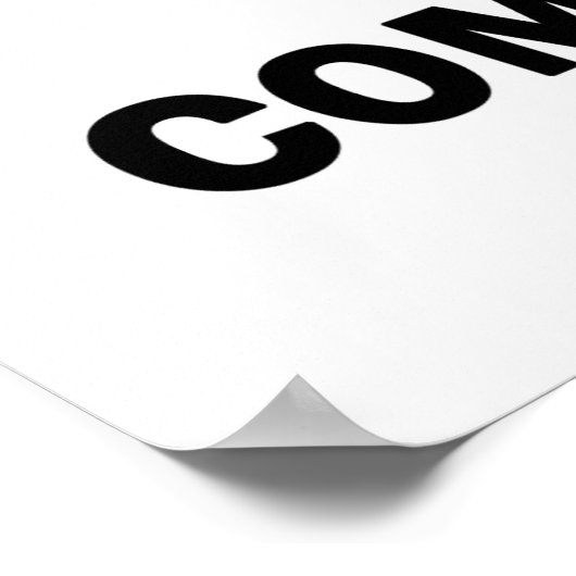 "Kom en neem het mee" voor wetenschappers Poster (Hoek)