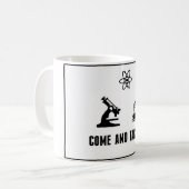 Kom en neem het mee - WetenschapsMok Koffiemok (Voorkant links)