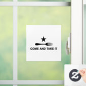 Kom en neem het Sticker. Raamsticker (Huis)