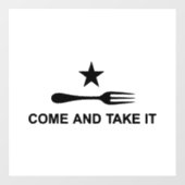 Kom en neem het Sticker. Raamsticker (Vel)