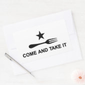 Kom en neem het Sticker. Rechthoekige Sticker (Envelop)