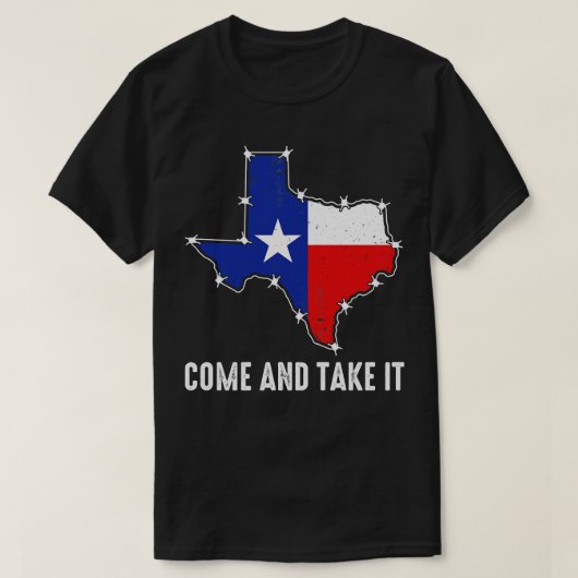 Kom en neem het Texas T-shirt (Design voorkant)