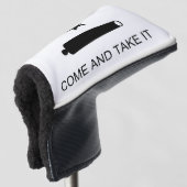 Kom en neem het Vlag (TX) Golf Head Hoesje Golfheadcover (3/4 voorkant)
