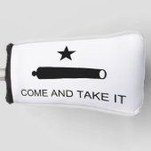 Kom en neem het Vlag (TX) Golf Head Hoesje Golfheadcover (Voorkant)