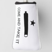 Kom en neem het Vlag (TX) Golf Head Hoesje Golfheadcover (Draai 90)