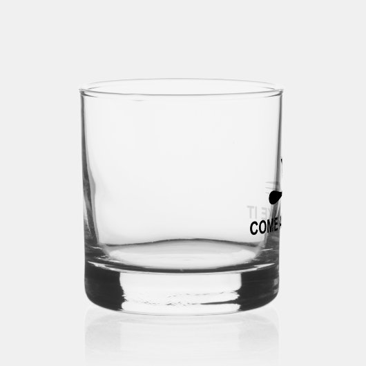 Kom en neem het vork whisky glas (Rechts)