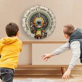 Kom en ontmoet me als ik naar zijn oog kom dartbord