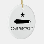 Kom en pak de vlag. keramisch ornament (Rechts)