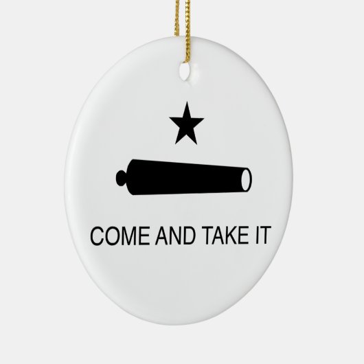 Kom en pak de vlag. keramisch ornament (Rechts)