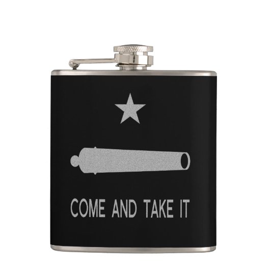 Kom en pak de vlag ~ Texas Heupfles (Voorkant)