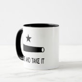 Kom en pak de vlag ~ Texas Mok (Voorkant links)