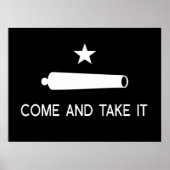 Kom en pak de vlag ~ Texas Poster (Voorkant)