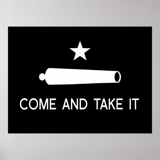 Kom en pak de vlag ~ Texas Poster (Voorkant)