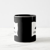 Kom en pak de vlag ~ Texas Tweekleurige Koffiemok (Center)