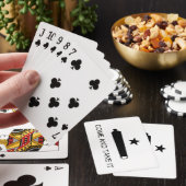 Kom en pak de vlagspelkaarten pokerkaarten (Insitu)