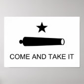 Kom en pak het - Amerikaanse Texas Flag Poster (Voorkant)