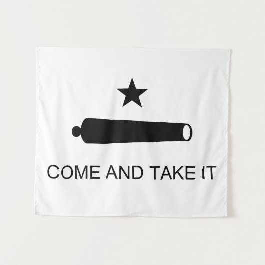Kom en pak het - Amerikaanse Texas Flag Wandkleed (Voorkant (horizontaal))