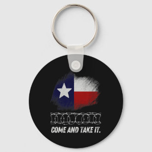 Kom En Pak Het Rbed Draad Texas Vlag Patriottisch Sleutelhanger