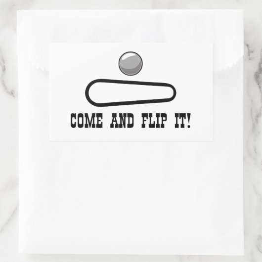 KOM EN VLIEG HET! Sticker (Tas)