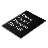 Kom Farsi i Pompini da Soli: Taccuino Notitieboek (Linkerzijde)