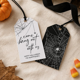 Kom feest met ons Halloween-feest Cadeaulabel
