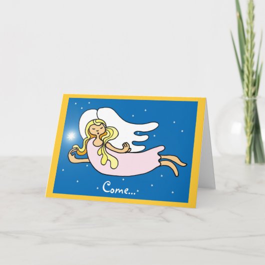 Kom... Feestdagen Kaart (Voorkant)