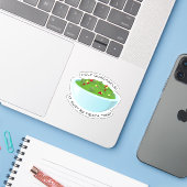 Kom Guacamole Sticker (Laptop met iPhone)