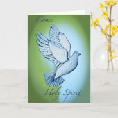 Kom Heilige Geest Kaart (Gele Bloem)