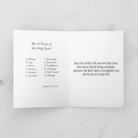 Kom Heilige Geest Kaart (Binnen)