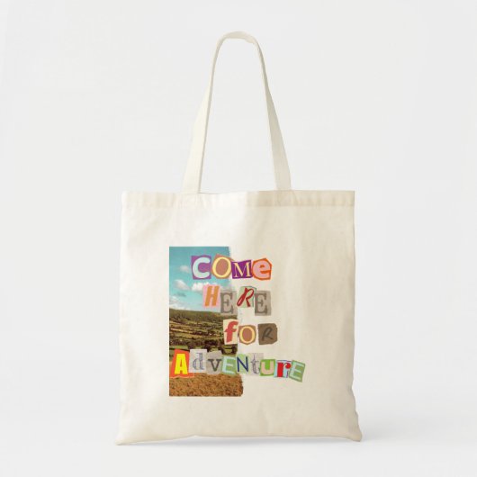 Kom hier voor adventure.bw tote bag (Voorkant)