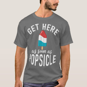 Kom hier zodra Popsicle grappig Ice Cream T-shirt