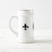 Kom Holla! Fleur-de-lis Circle Logo Bierpul (Links)