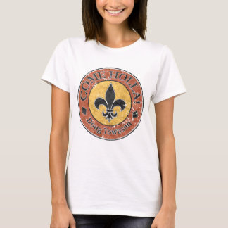 Kom Holla! Fleur-de-lis Circle Logo T-shirt