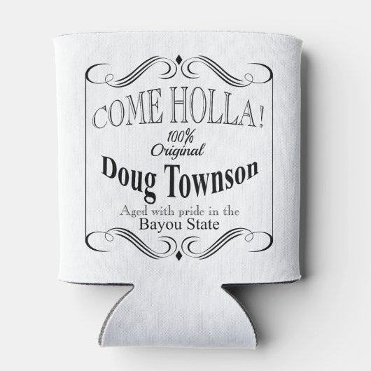 Kom Holla - Ouderdom met trots Blikjeskoeler (Achterkant)