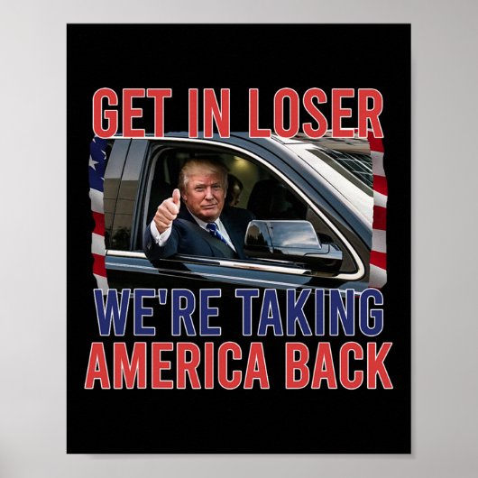 Kom in de buurt, we nemen Amerika terug Poster (Voorkant)
