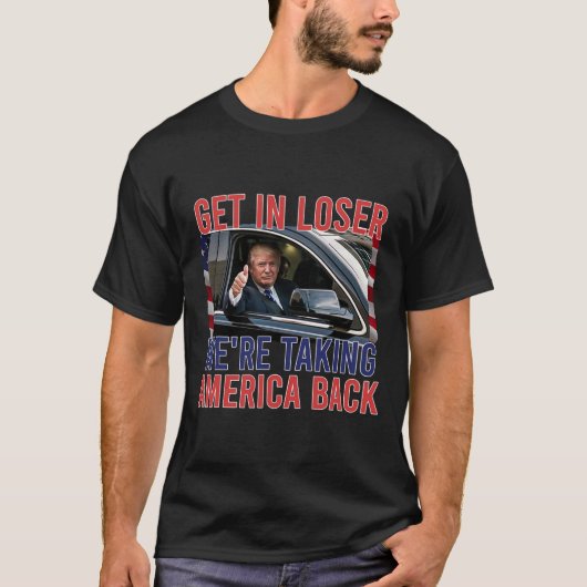 Kom in de buurt, we nemen Amerika terug T-shirt (Voorkant)