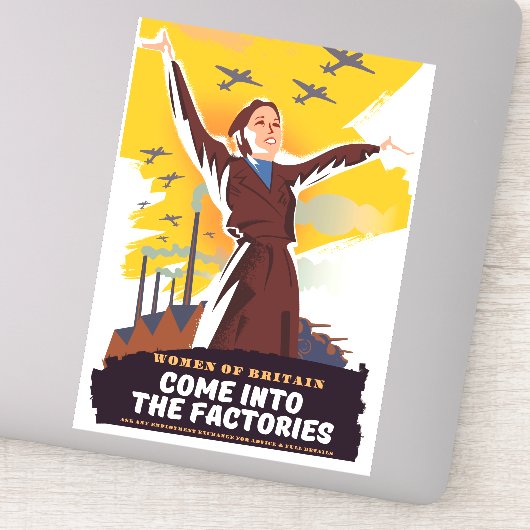 Kom in de Factories Sticker (Detail)