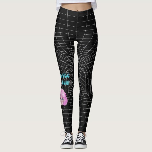 KOM IN DE GRID VOID LEGGINGS (Voorkant)