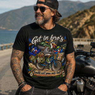 Kom in de problemen, bro, ze komen niet vanzelf t-shirt