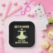 Kom in Loser - we doen kont dingen Papieren Bordje (Feest)