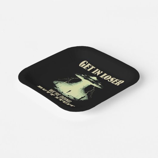 Kom in Loser - we doen kont dingen Papieren Bordje (Gebogen)