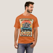 KOM IN LOSER, WE KRIJGEN TACO'S, KATTEN T-SHIRT (Voorkant volledig)