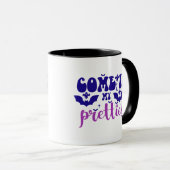 Kom in Mijn Pretties Bats Geesten Halloween Mok (Voorkant rechts)