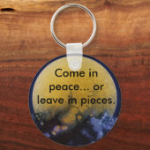 Kom in vrede... sleutelhanger (Voorkant)