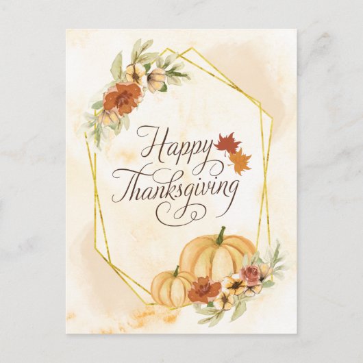 Kom in zijn aanwezigheid met Thanksgiving Bijbel Briefkaart (Voorkant)