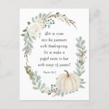 Kom in zijn aanwezigheid met Thanksgiving Bijbel