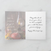 Kom in zijn aanwezigheid met Thanksgiving, Psalm 9 Feestdagen Kaart (Binnen)