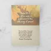 Kom in zijn aanwezigheid met Thanksgiving, Psalm 9 Kaart (Binnen)