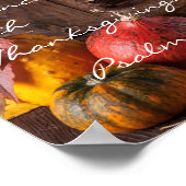 Kom in zijn aanwezigheid met Thanksgiving, Psalm 9 Poster (Hoek)