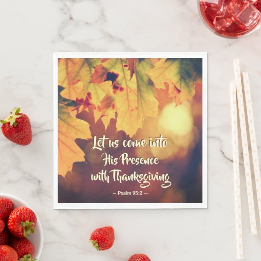 Kom in Zijn tegenwoordigheid met Thanksgiving Psal Servet (Insitu)
